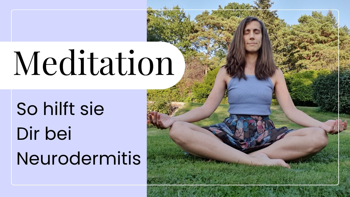 Catherina, Autorin des Blogs Wegweiser Neurodermitis, meditiert in der Natur.